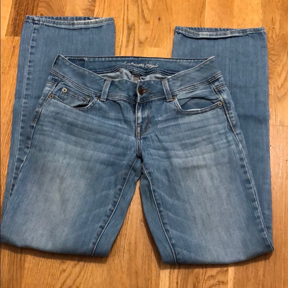 American Eagle Stretch Slim Boot Jeans, size 4L - Picture 2 of 6